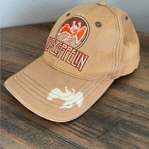 American Eagle Outfitters Tan Led Zeppelin  Baseball Cap Hat